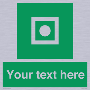 Custom sign safe condition Shipboard general alarm